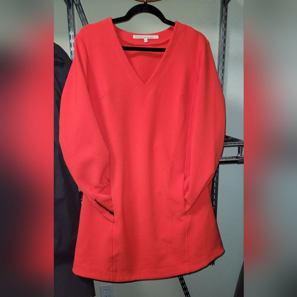 Red Rachel Roy dress with pockets!